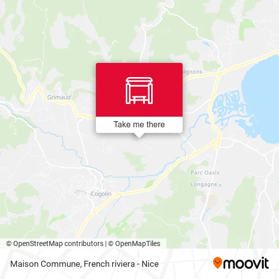 Maison Commune map