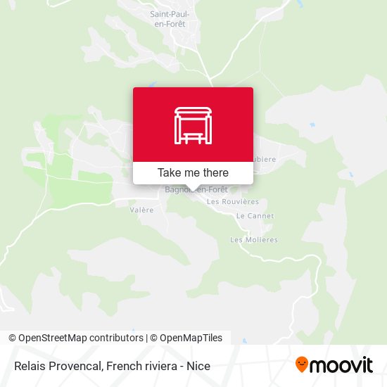 Relais Provencal map