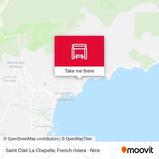 Saint Clair La Chapelle map
