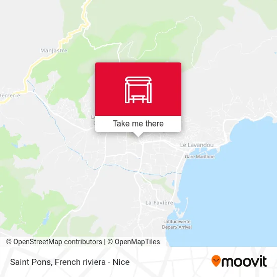 Saint Pons map