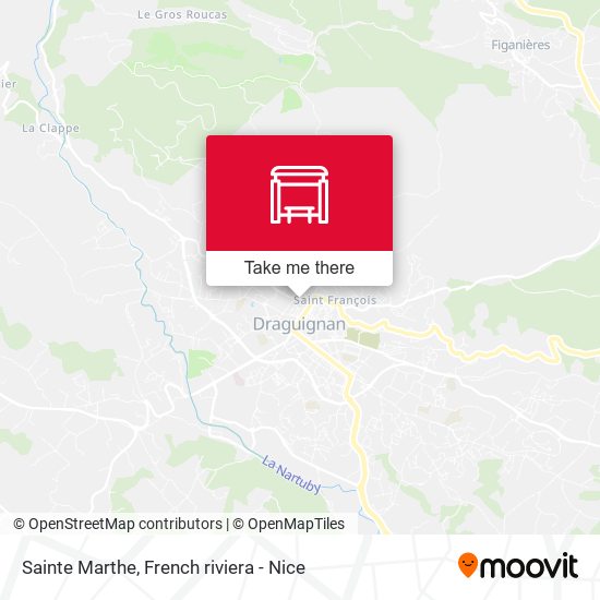 Sainte Marthe map