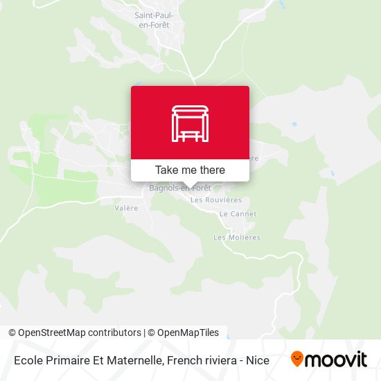 Ecole Primaire Et Maternelle map