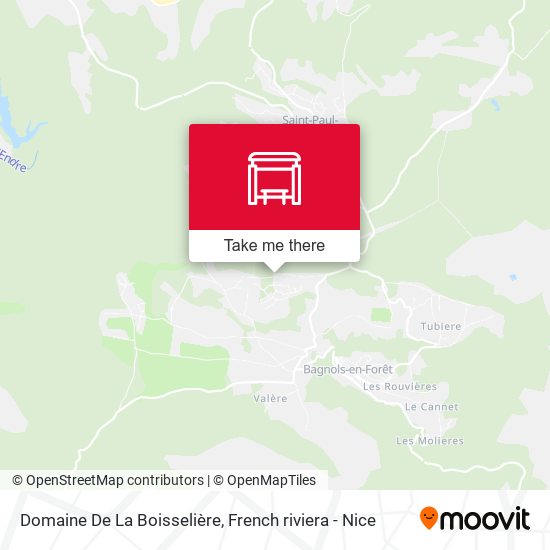 Domaine De La Boisselière map