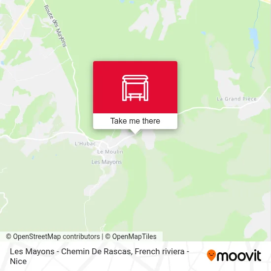 Les Mayons - Chemin De Rascas map