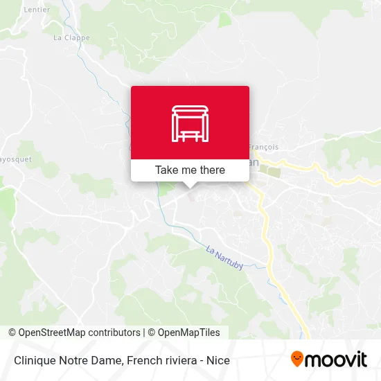 Clinique Notre Dame map