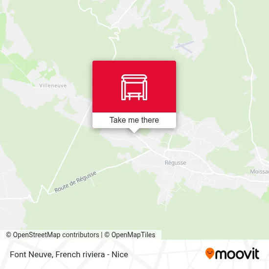 Mapa Font Neuve