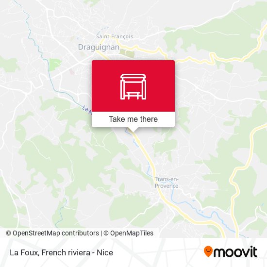 La Foux map