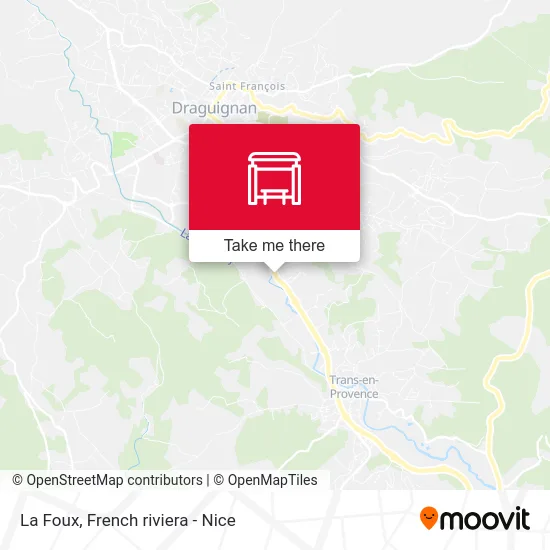 La Foux map