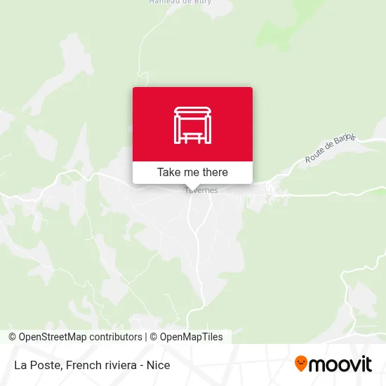 La Poste map