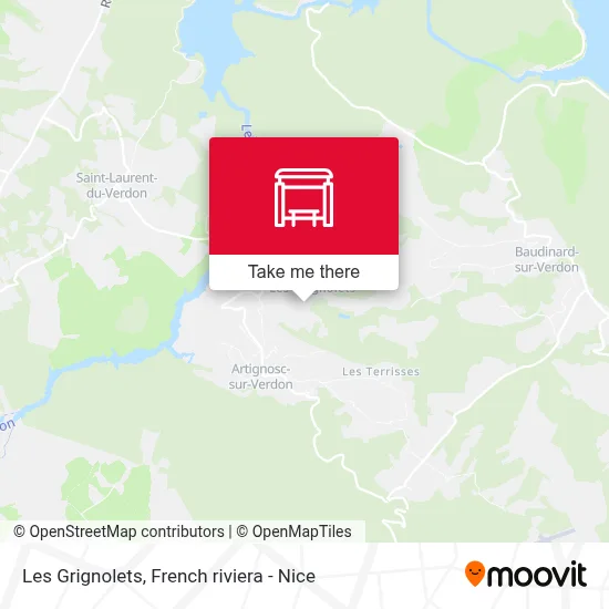 Les Grignolets map