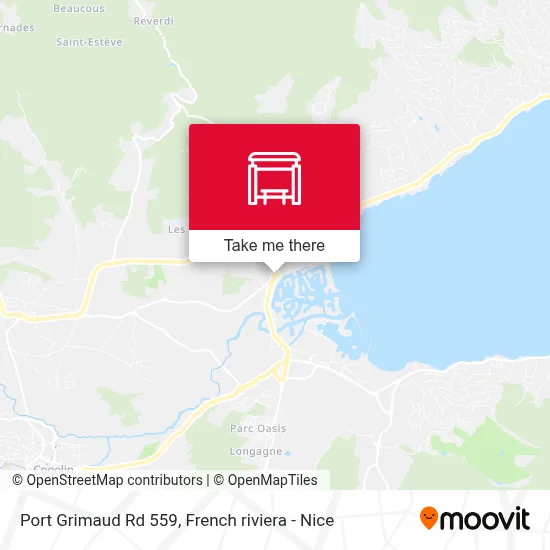 Port Grimaud Rd 559 map