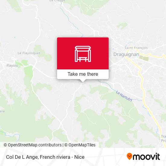 Col De L Ange map