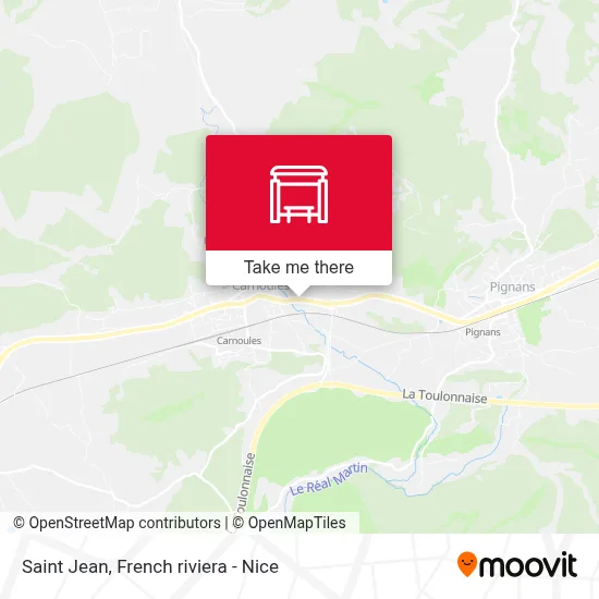 Saint Jean map