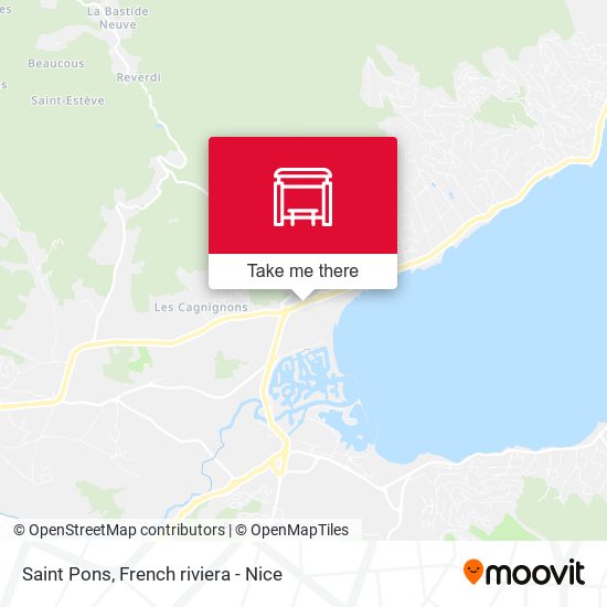 Saint Pons map