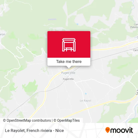 Le Rayolet map
