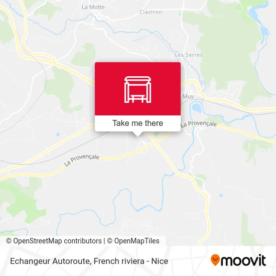 Echangeur Autoroute map
