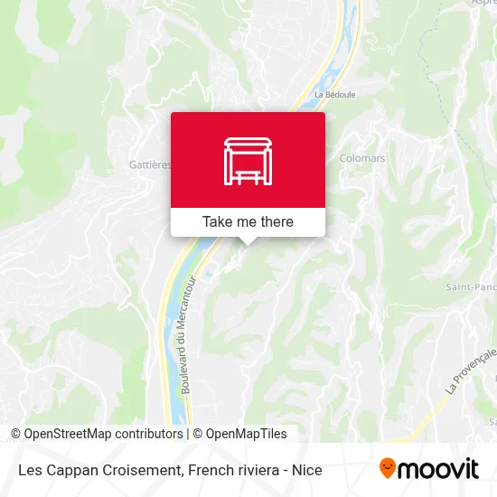 Les Cappan Croisement map