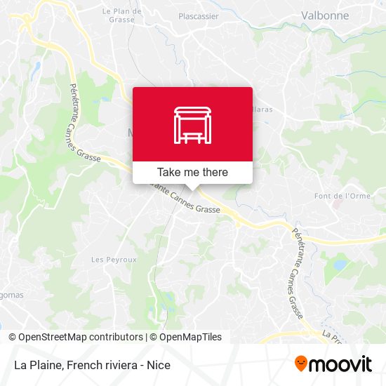 La Plaine map