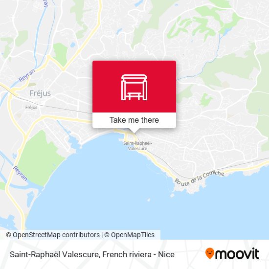 Saint-Raphaël Valescure map