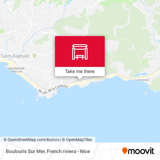 Boulouris Sur Mer map