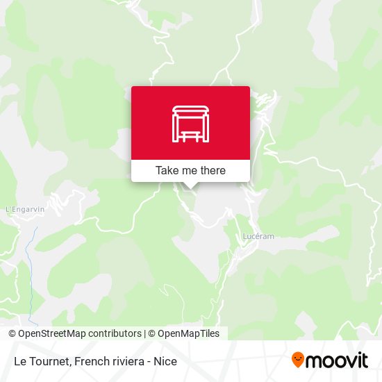 Le Tournet map