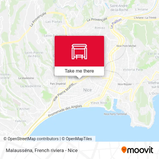 Malausséna map
