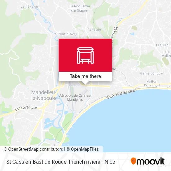 St Cassien-Bastide Rouge map