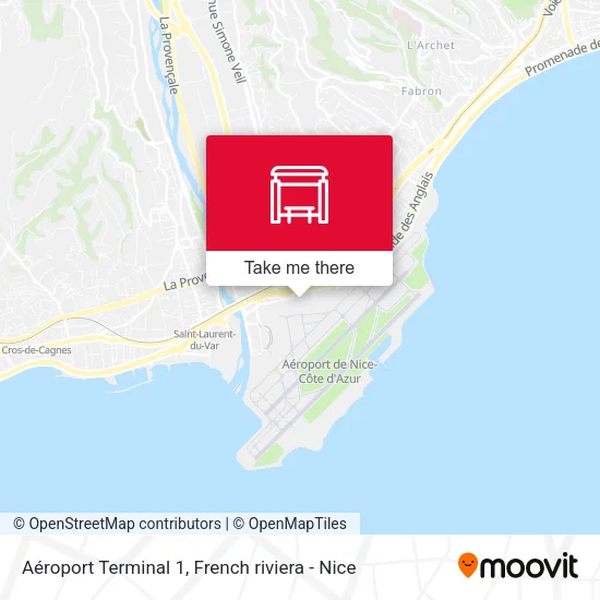 Aéroport Terminal 1 map