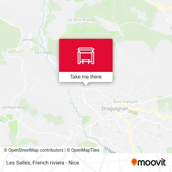 Les Salles map