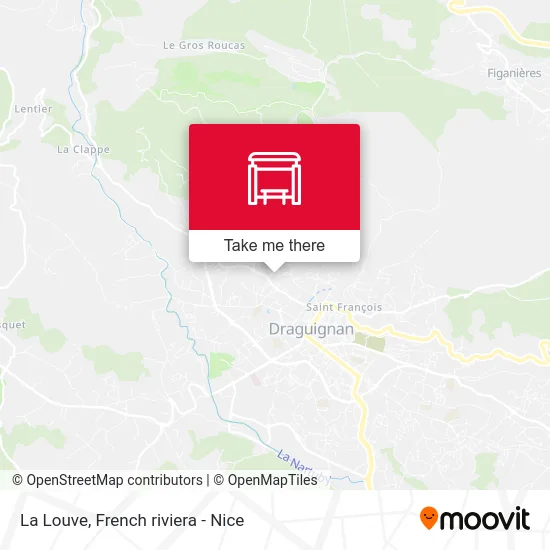 La Louve map