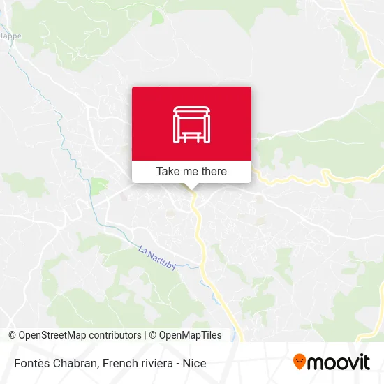 Fontès Chabran map