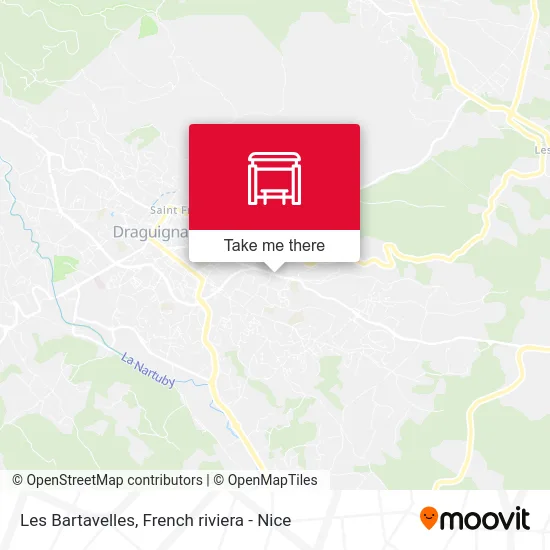 Les Bartavelles map