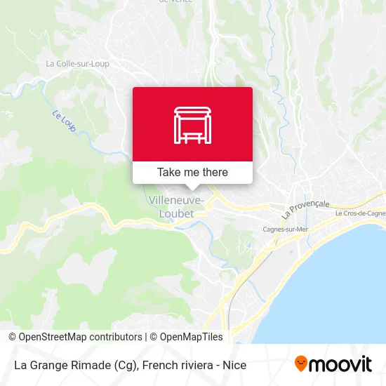 La Grange Rimade (Cg) map