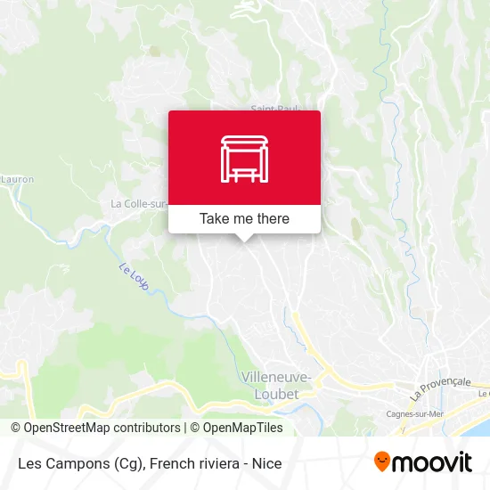 Les Campons (Cg) map