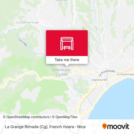 La Grange Rimade (Cg) map