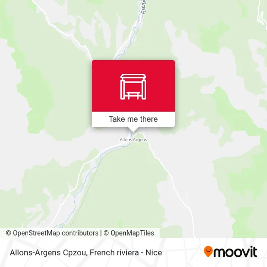 Allons-Argens Cpzou map