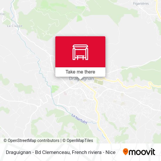 Draguignan - Bd Clemenceau map