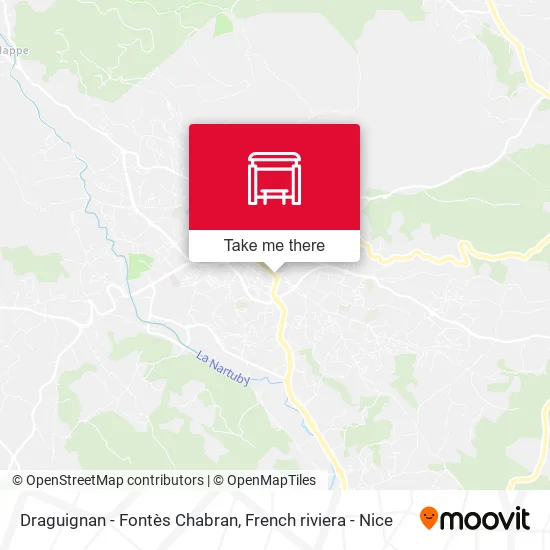 Draguignan - Fontès Chabran map