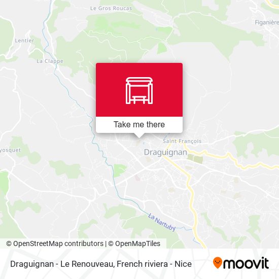 Draguignan - Le Renouveau map