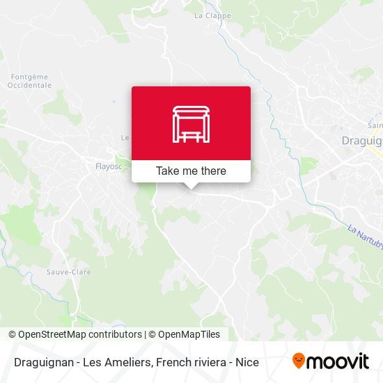 Draguignan - Les Ameliers map