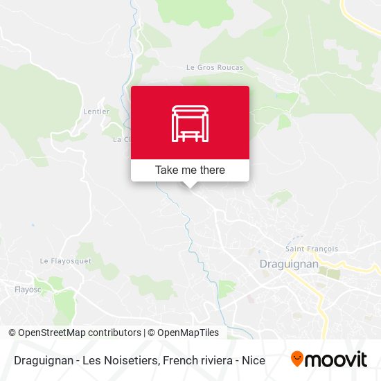 Draguignan - Les Noisetiers map