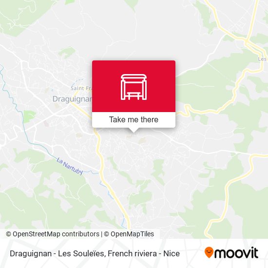 Draguignan - Les Souleïes map