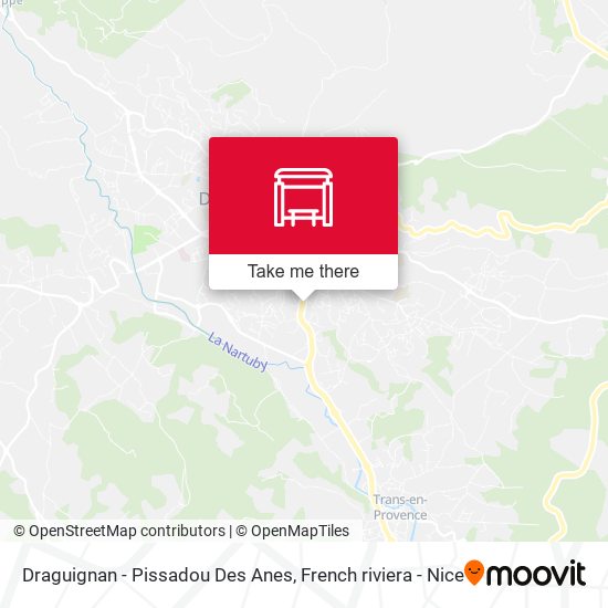 Draguignan - Pissadou Des Anes map