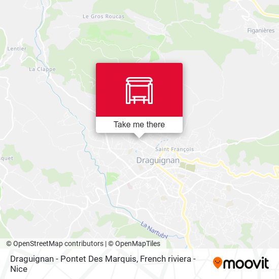 Draguignan - Pontet Des Marquis map