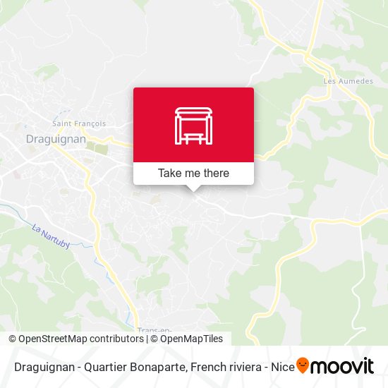 Draguignan - Quartier Bonaparte map