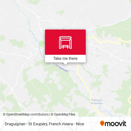 Draguignan - St Exupéry map