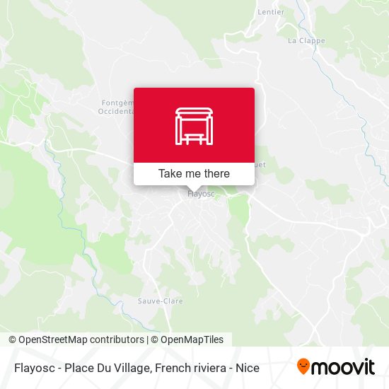 Flayosc - Place Du Village map