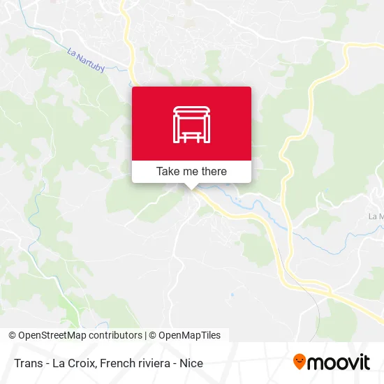 Trans - La Croix map