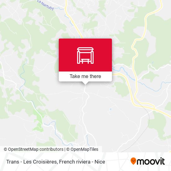 Trans - Les Croisières map