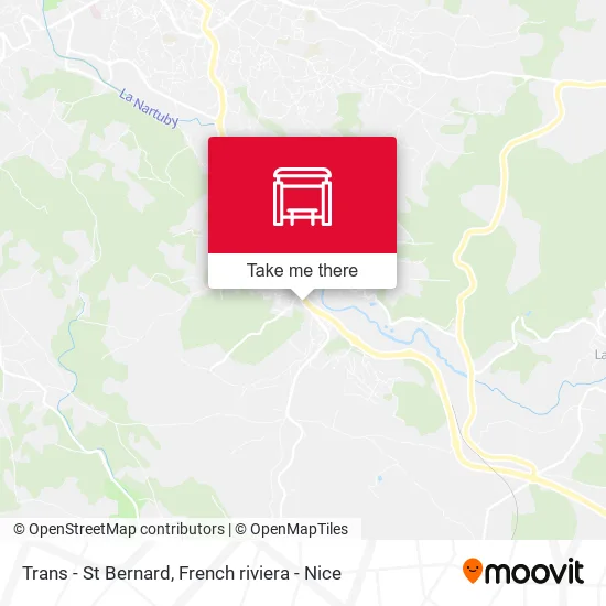 Trans - St Bernard map